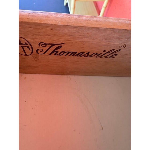 Thomasville Thomasville Allegro Faux Bamboo Tallboy For Sale - Image 4 of 8