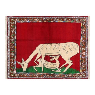 Pasargad Hand Knotted Medallion Shiraz Rug For Sale