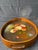 Mid 20th Century Vintage Oval Wood Floral Tole Painted Tray For Sale - Image 5 of 17