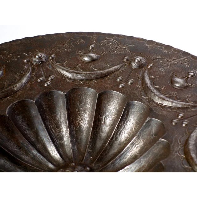 Liberty Wrought Iron Plate by Savini, 1900s For Sale - Image 4 of 9