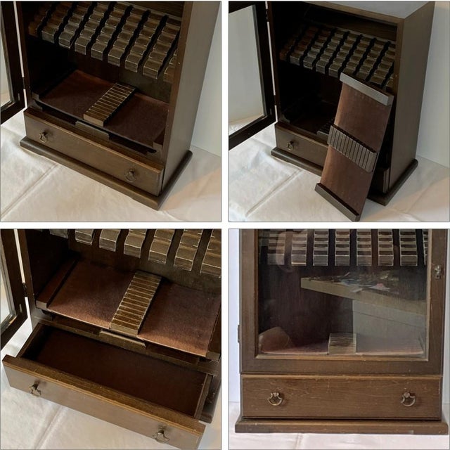 1980s Kirk Stieff “Old Annapolis” Pewter Flatware: Complete 65-Piece Set (Service for 12, Serving Pieces) With Original DIsplay Cabinet For Sale - Image 14 of 18