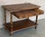 Wood Spanish Country Pine Side Table With Drawer and Low Shelve For Sale - Image 7 of 13