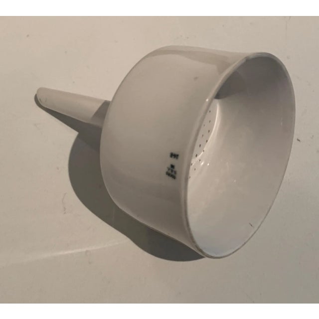 1930s Coors Pottery Porcelain Funnel For Sale - Image 4 of 10