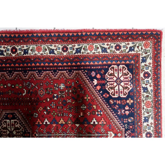 1920s, Antique Persian Qashqai Rug 4' X 5' For Sale - Image 13 of 15