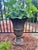 A Pair of Beautiful Matching Cast Iron Urns/Planters.