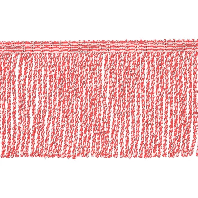 Schumacher Sample - Schumacher Outdoor Bullion Fringe Trim in Coral For Sale - Image 4 of 4