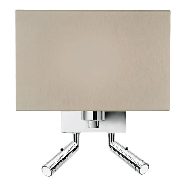 Gotham Lighting Polished Chrome Led Focus Reading Light With Shade For Sale