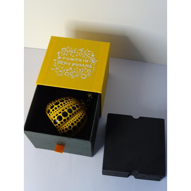 Yellow Pumpkin Sculpture by Yayoi Kusama For Sale - Image 6 of 6