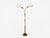 Mid-Century Modern Nybro Armaturfabrik, Floor Lamp, Wood, Metal, Fabric, Sweden, 1940s For Sale - Image 3 of 16
