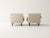 White Pair of Paul Laszlo Style Lounge Chairs For Sale - Image 8 of 11