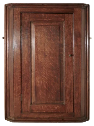 18th Century Country Oak Corner Cupboard, 1750s