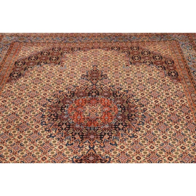 Moud Rug with Floral Design For Sale - Image 8 of 11