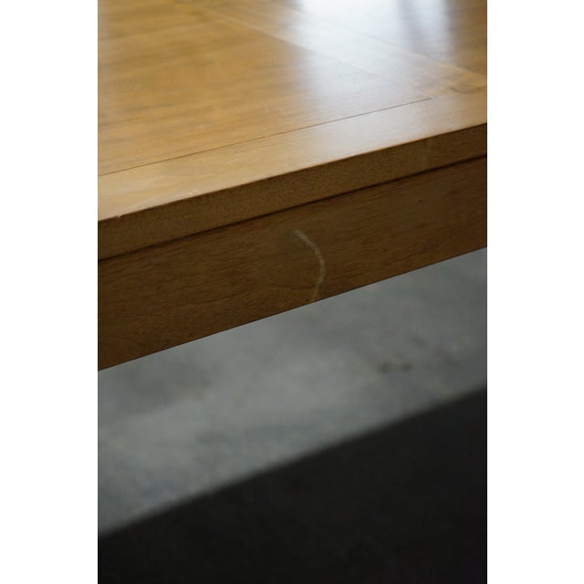 1950s Michael Taylor for Baker Walnut Extension Dining Table Far East Collection For Sale - Image 12 of 18