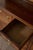 Wood 18th Century Oak Buffet + Plate Rack With Brass Hardware and Inlay Keyholes For Sale - Image 7 of 10