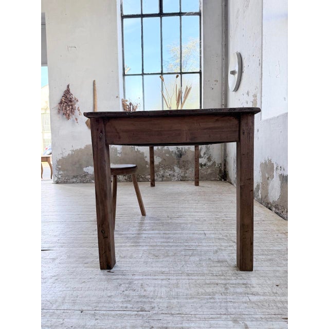 Vintage Farmhouse Table in Pine, 1950s For Sale - Image 18 of 18