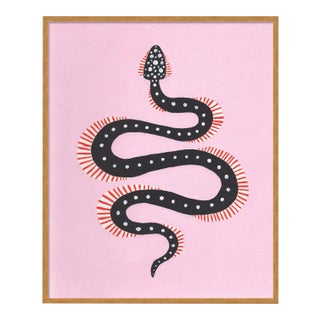 Peppermint by Willa Heart in Gold Frame, Medium Art Print For Sale