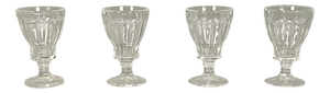 Small Italian Art Deco Glasses, 1930s, Set of 4