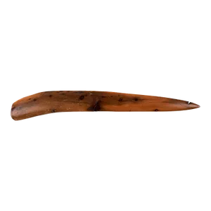 Late 20th Century Hand Carved Wood Letter Opener
