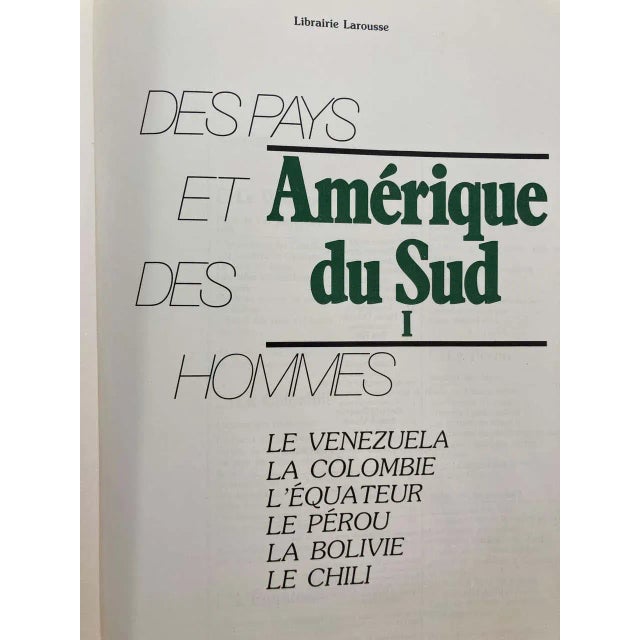Amérique du Sud Des Pays et des Hommes, South America Hardcover Book For Sale - Image 10 of 13