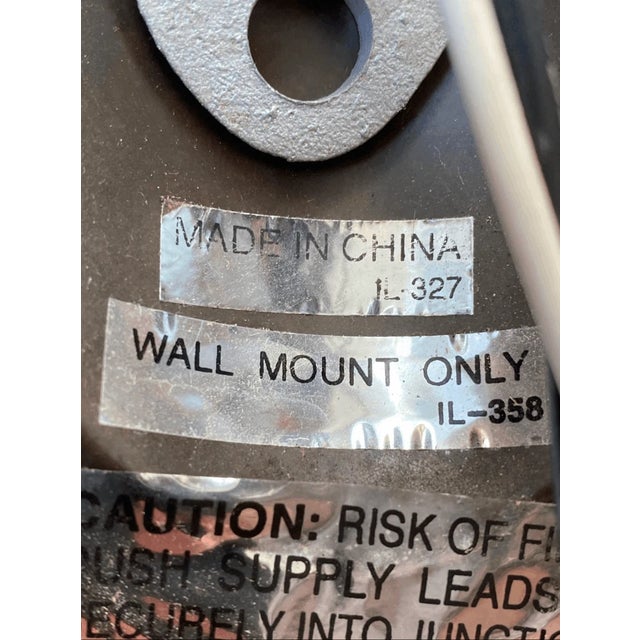 Brass Vintage Victorian Style Quoisel Wall Sconce Solid Brass For Sale - Image 8 of 11