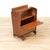 Brown Mid Century Enclosed Portable Bar Cart on Wheels For Sale - Image 8 of 10