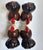 1970s Magnetic Glazed Ceramic Turkey Salt & Pepper Shakers - Set of 4 For Sale - Image 11 of 18