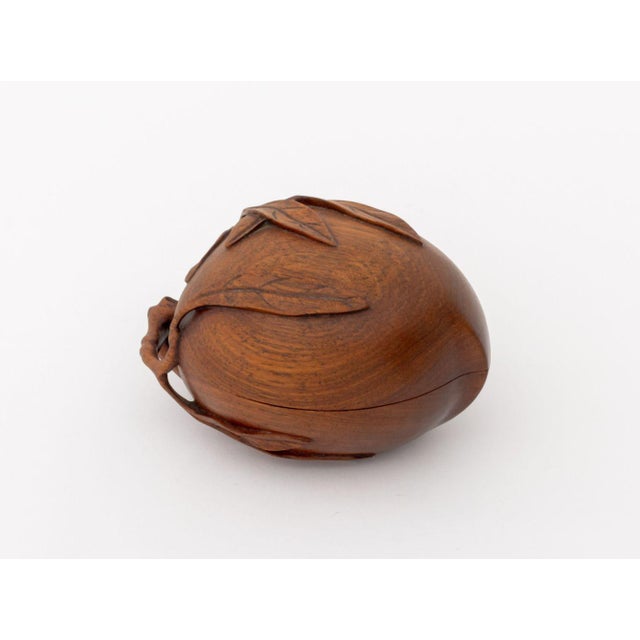 Chinese & Japanese Carved Wood Boxes, 3 For Sale - Image 11 of 16