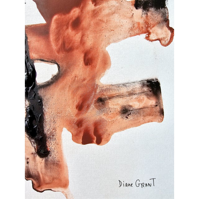 2020s Abstract Figurative Primitivist Original Painting by Diane Grant For Sale - Image 5 of 6