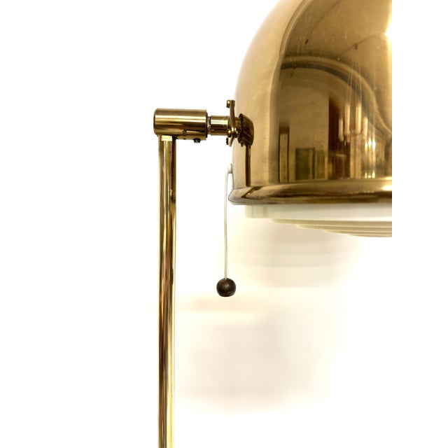 Mid-Century Modern Scandinavian Model B075 Brass Table Lamp by Eje Ahlgren for Bergboms, 1960s For Sale - Image 3 of 12