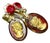 1950s Unsigned Coro Style Victorian/Neoclassical Revival Gold Cameo Cip-Back Earrings For Sale