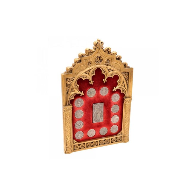 Frame with Silver Medals For Sale - Image 3 of 10