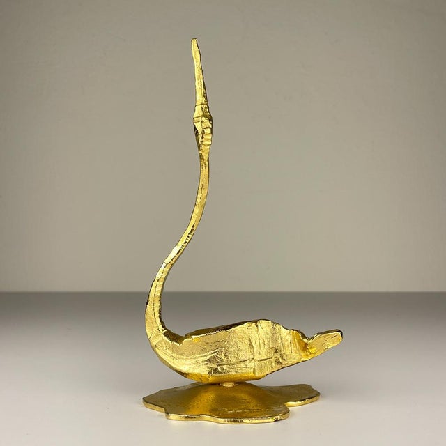 Vintage Metal Sculpture Bird by Salvino Marsura, Italy, 1970s For Sale - Image 6 of 11