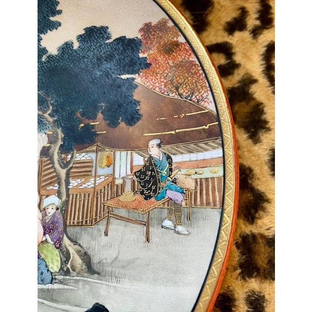 Antique Kutani or Satsuma Plate, 1870-1910 For Sale - Image 4 of 10