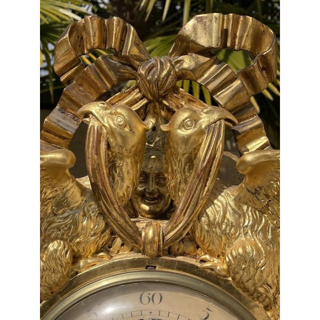 Louis XVI Gilt Clock For Sale - Image 4 of 13