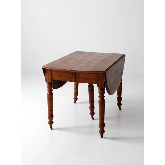 Antique Drop Leaf Table For Sale - Image 11 of 13