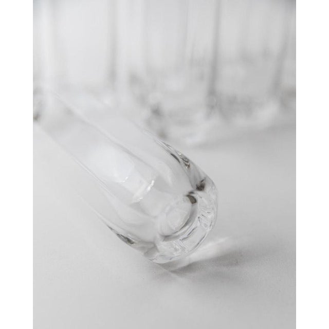 Vintage Octagonal Murano Drinking Glasses, 1980s, Set of 9 For Sale - Image 9 of 12