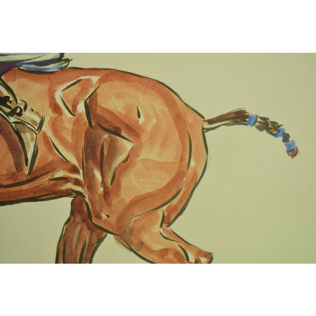 Art Sz: 7 1/4"H x 9 3/4"W Frame Sz: 11 1/2"H x 14 1/4"W w/ turf green matte & gilt bamboo frame