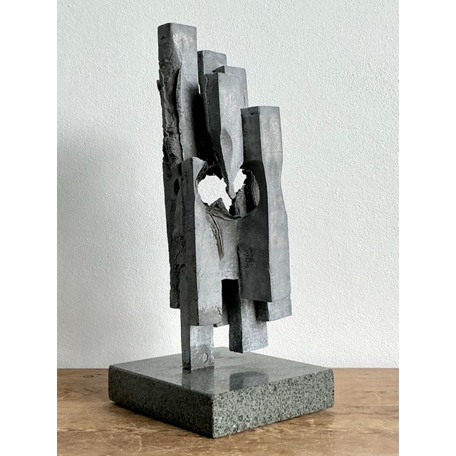 Vintage Boho Brutalist Modernist Sculpture For Sale - Image 9 of 9