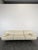 Four-Seater Sofa in Cream Leather For Sale - Image 3 of 8