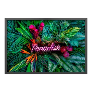 Paradise by Javiera Estrada Print with Black Frame - 24 X 36