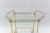 Italian Brass and Glass Serving Bar Cart, 1960s For Sale - Image 4 of 13