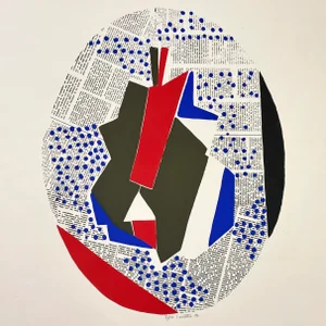 1971 Modernist Style Serigraph Signed #7/50 by Louttre B.