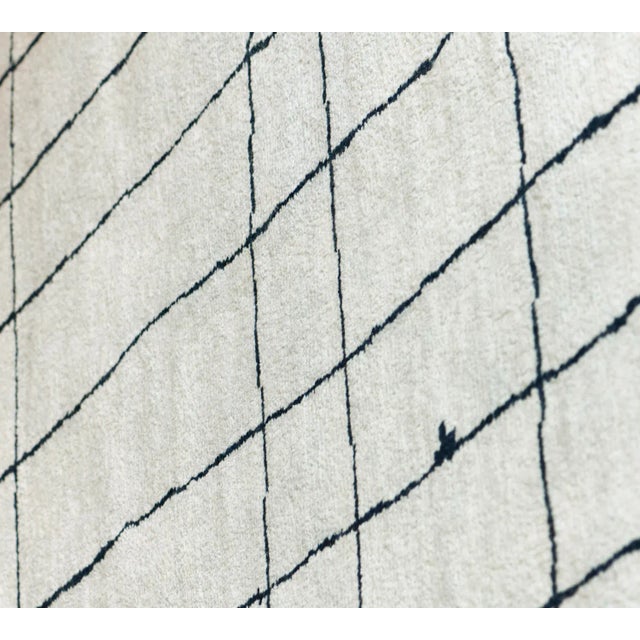 Moroccan Inspired Handwoven Rug For Sale In Los Angeles - Image 6 of 8