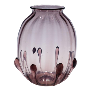Vetro Soffiato Glass Vase by Vittorio Zecchin for Venini Murano 1924