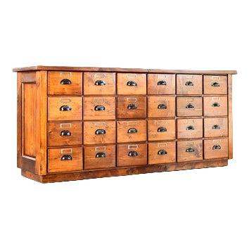Ironmongers Shop Counter Drawers, 1910s For Sale