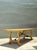 Vintage Wood Lyre Farmhouse Style Table For Sale In West Palm - Image 6 of 18