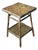 Vintage Split Reed Side Table For Sale
