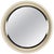 Large Italian Round Backlit Beveled White Mirror in Wood, Italy, 1970s For Sale - Image 17 of 17
