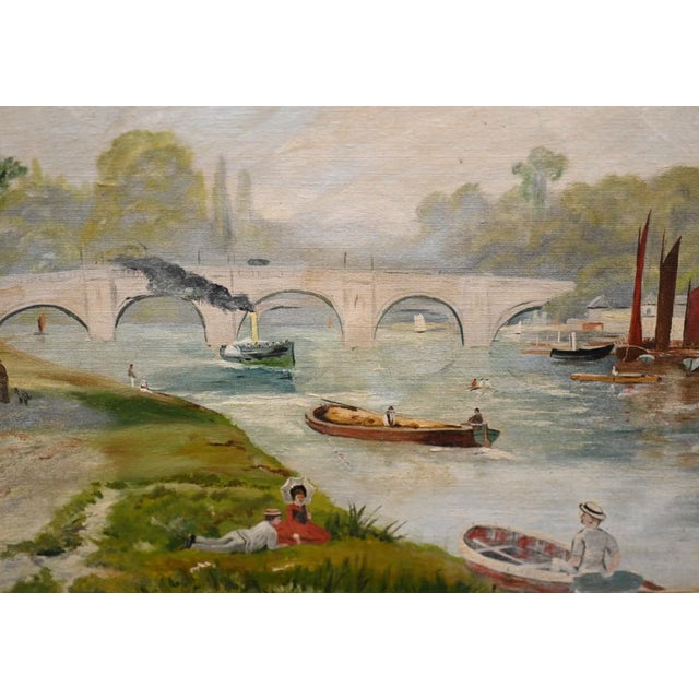 Harold Gregson, Henley on Thames Riverscape, 1870, Oil Painting, Framed For Sale - Image 15 of 16