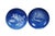 Mid-Century Modern Late 20th Century 13pc Bing & Grondahl B&g Denmark Copenhagen Cobalt Blue Christmas Plates For Sale - Image 3 of 14